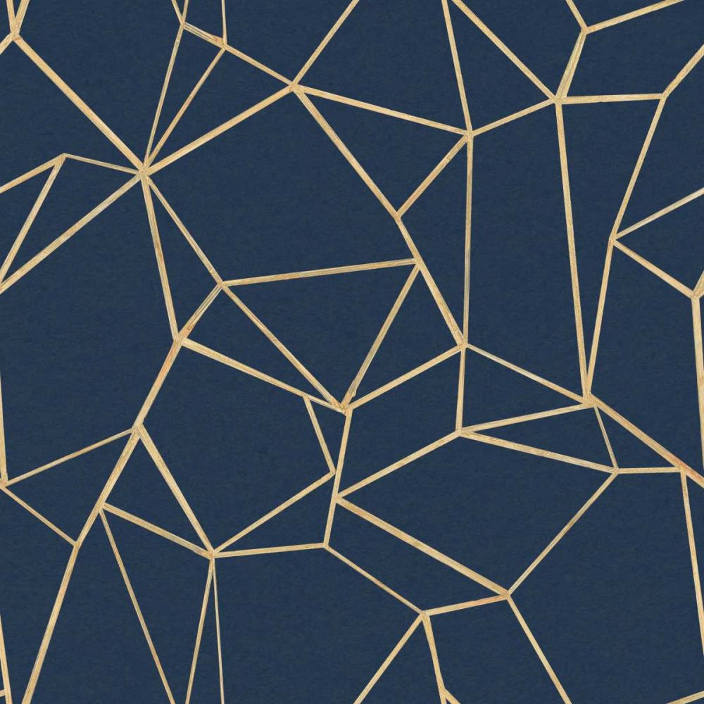 Succulent Pattern Navy art print by Wild Apple Portfolio for $57.95 CAD