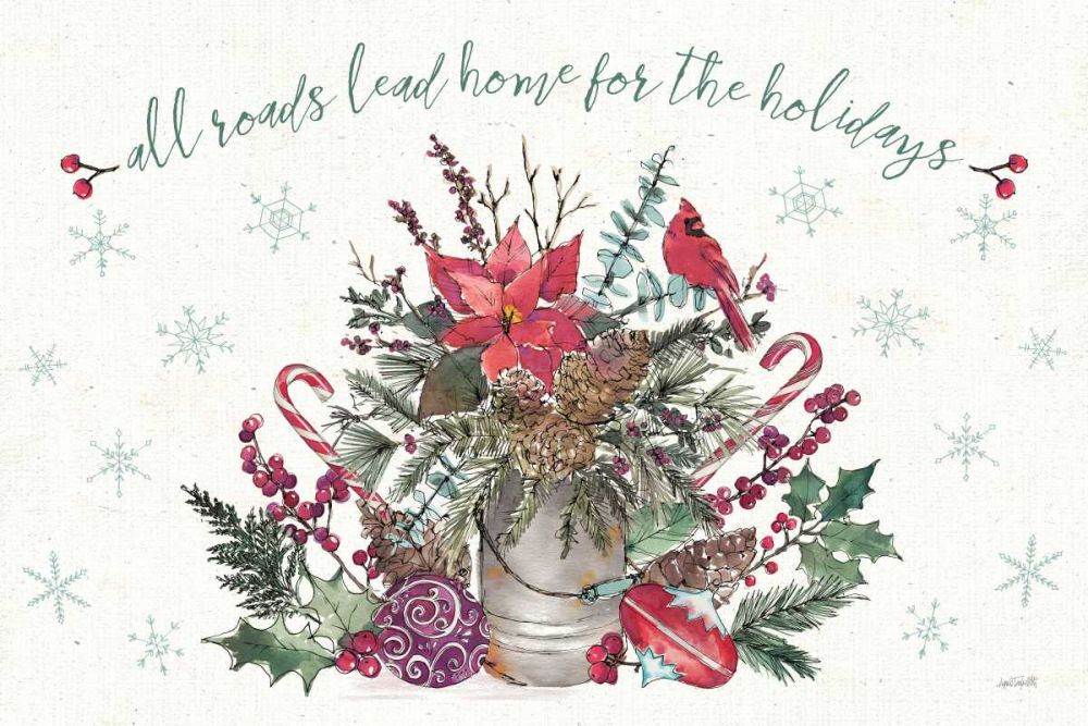 Seasonal Charm I art print by Anne Tavoletti for $57.95 CAD