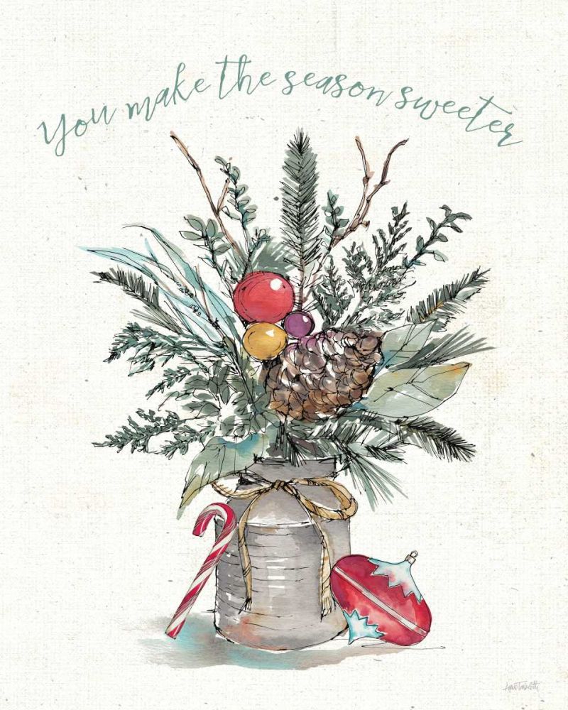 Seasonal Charm II art print by Anne Tavoletti for $57.95 CAD