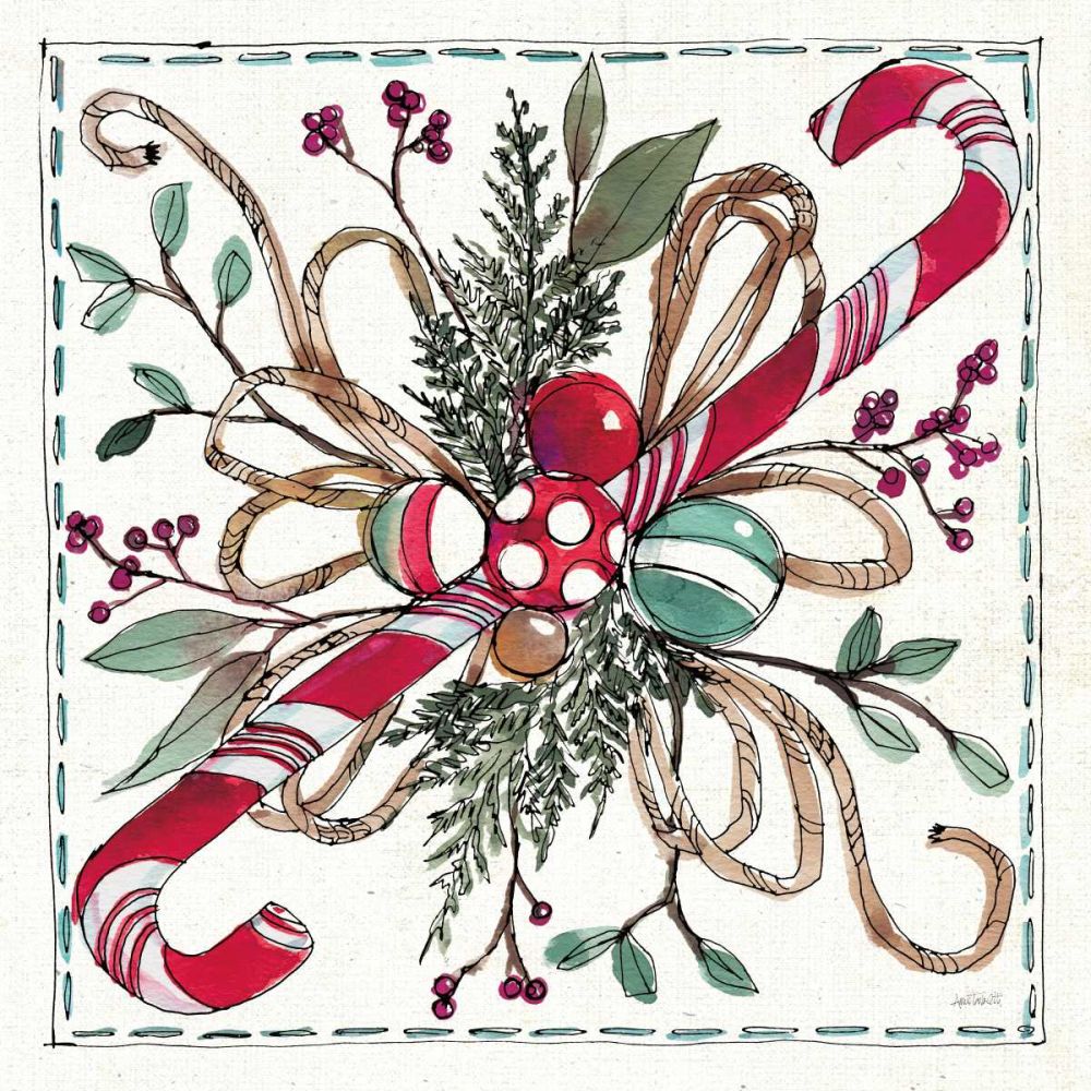 Seasonal Charm VI art print by Anne Tavoletti for $57.95 CAD