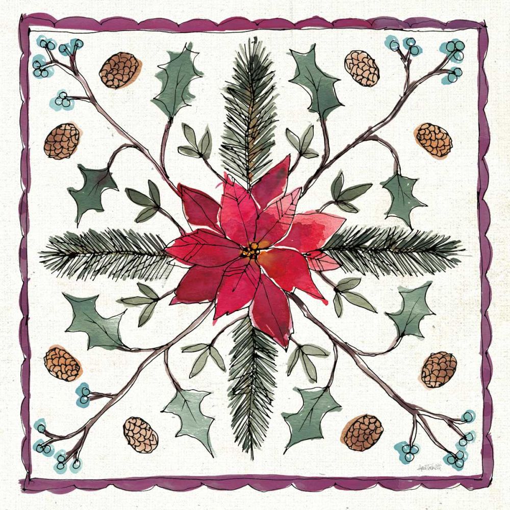Seasonal Charm VIII art print by Anne Tavoletti for $57.95 CAD