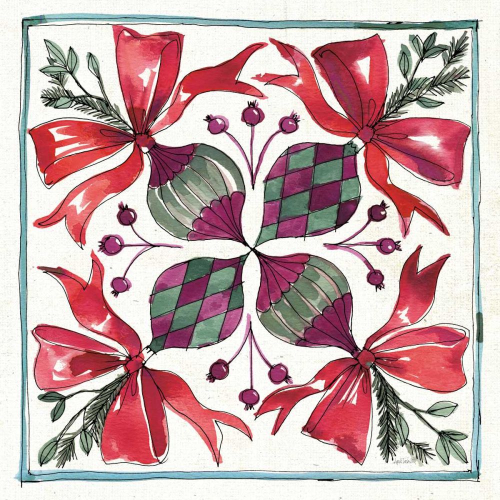 Seasonal Charm IX art print by Anne Tavoletti for $57.95 CAD