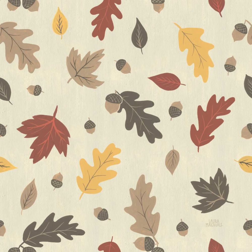 Autumn Garden Pattern IVA art print by Laura Marshall for $57.95 CAD
