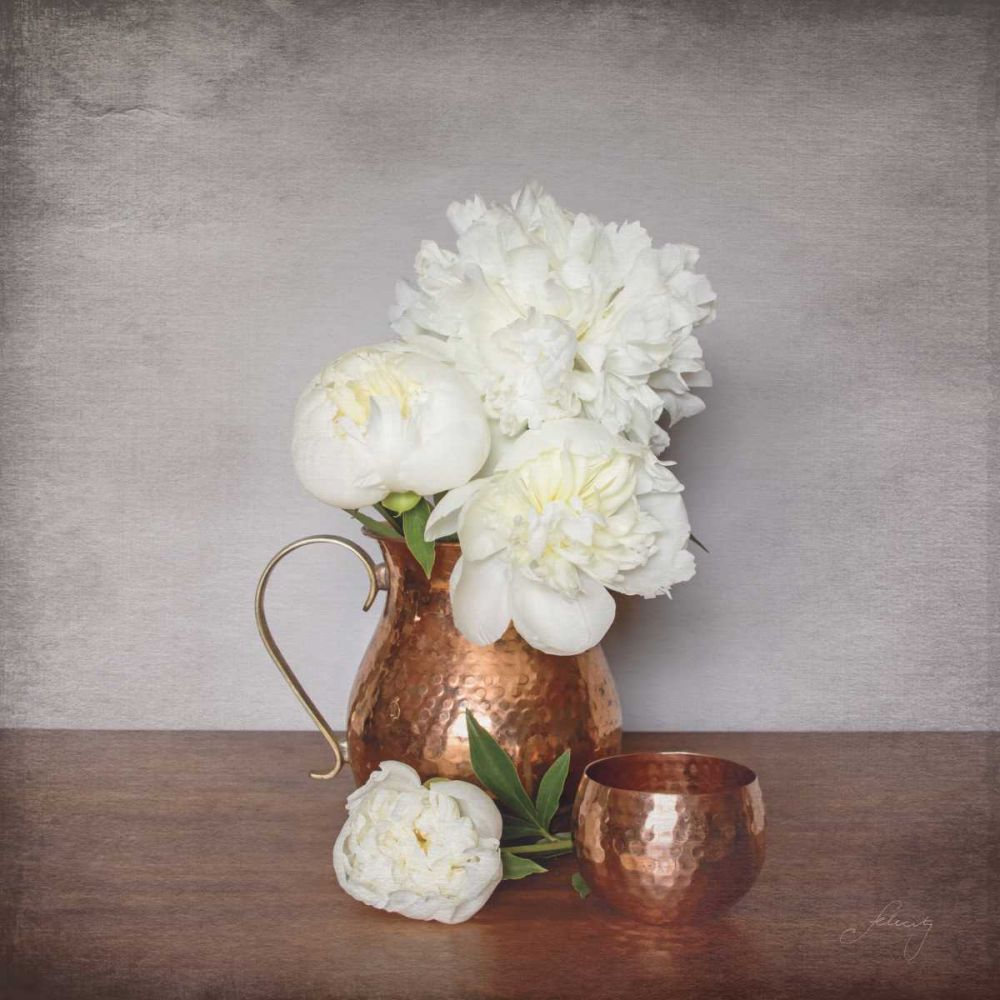 Vintage Peony Dreams I art print by Felicity Bradley for $57.95 CAD