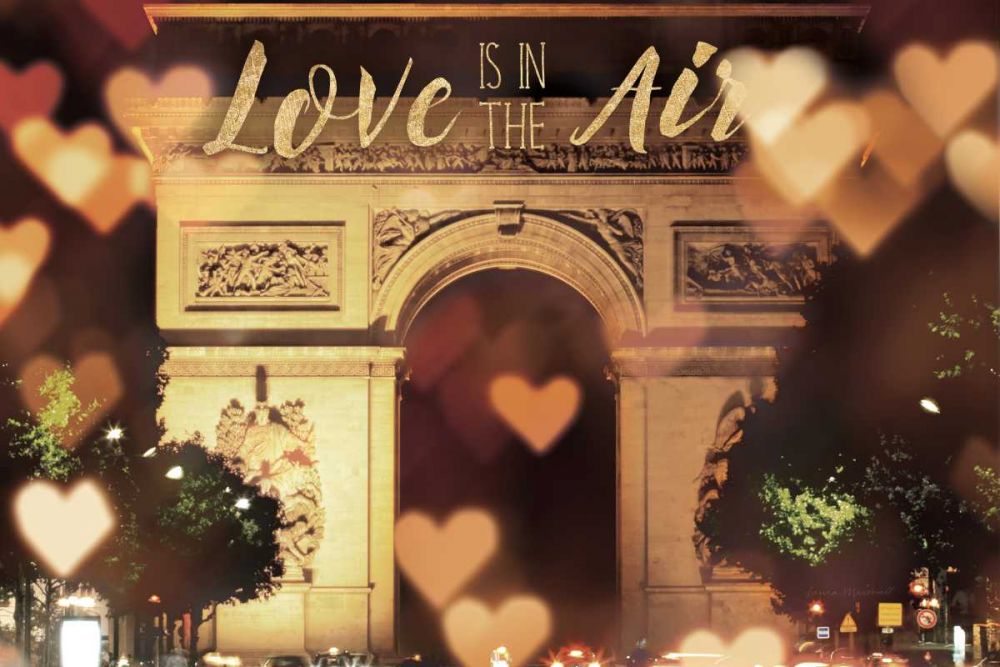 Love is in the Arc de Triomphe v2 art print by Laura Marshall for $57.95 CAD
