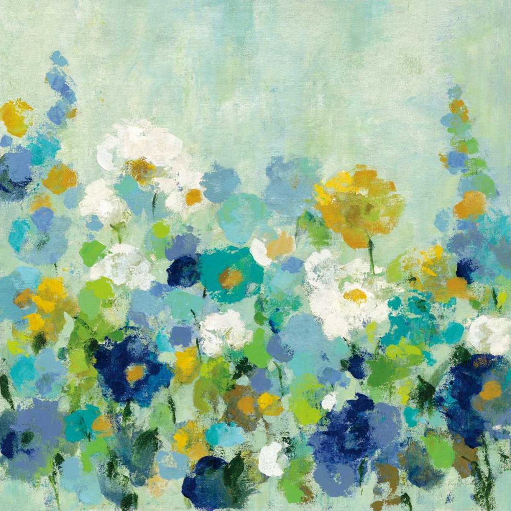 Midsummer Garden White Flowers art print by Silvia Vassileva for $57.95 CAD