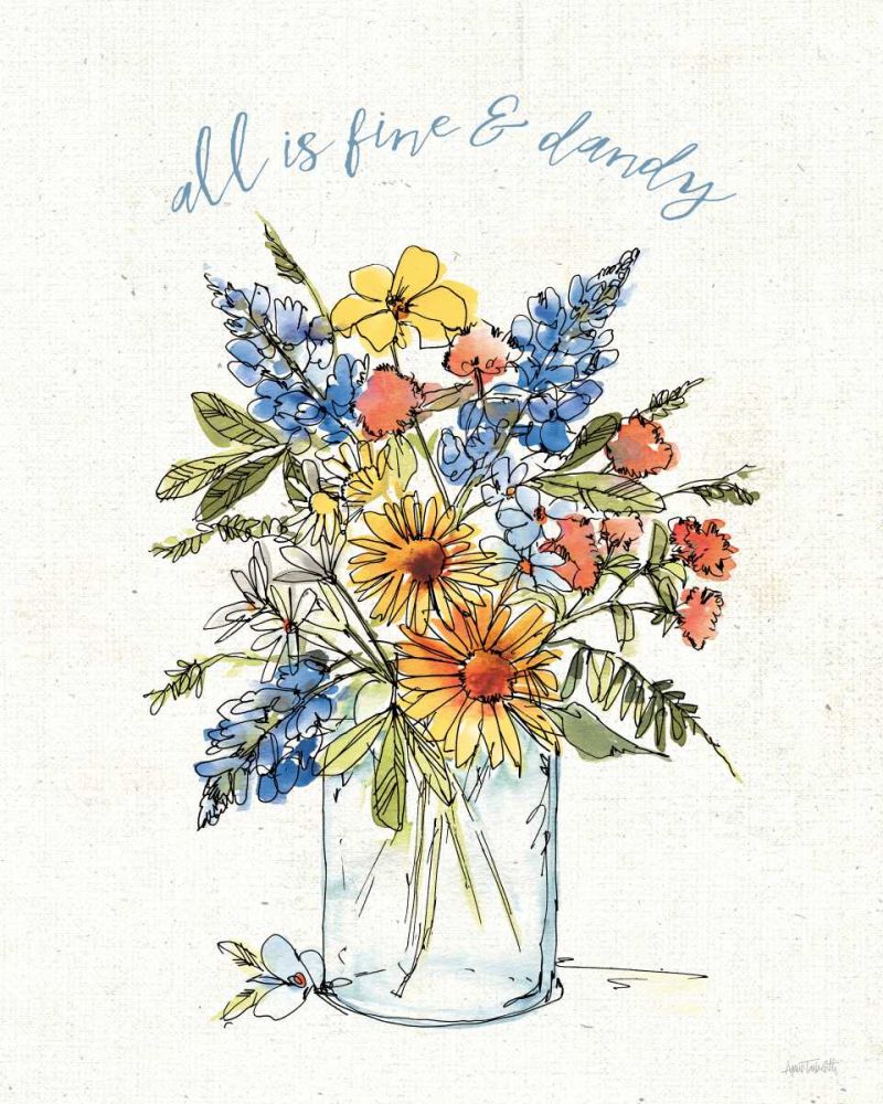 Texas Bluebonnet II art print by Anne Tavoletti for $57.95 CAD
