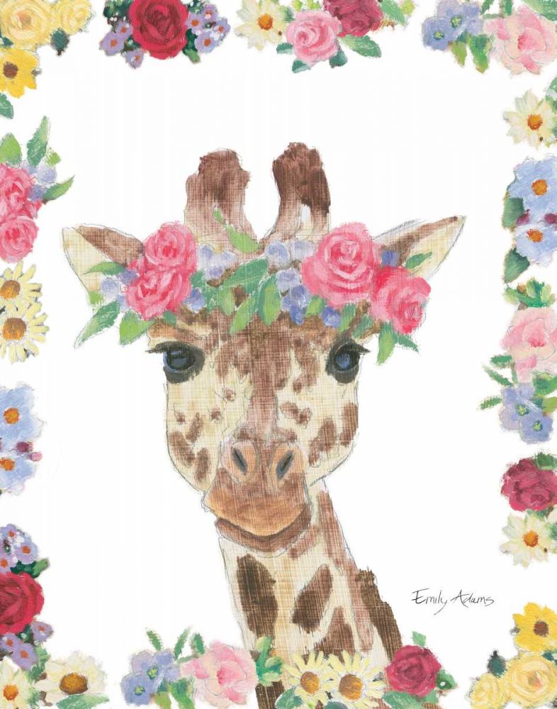 Flower Friends II art print by Emily Adams for $57.95 CAD