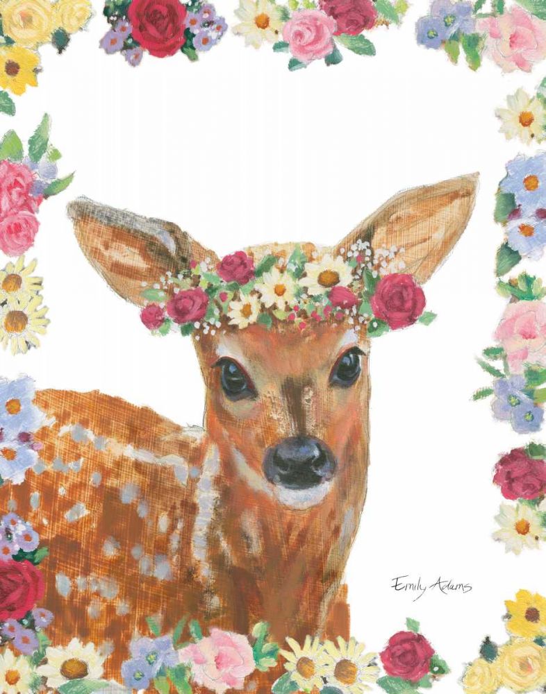 Flower Friends III art print by Emily Adams for $57.95 CAD