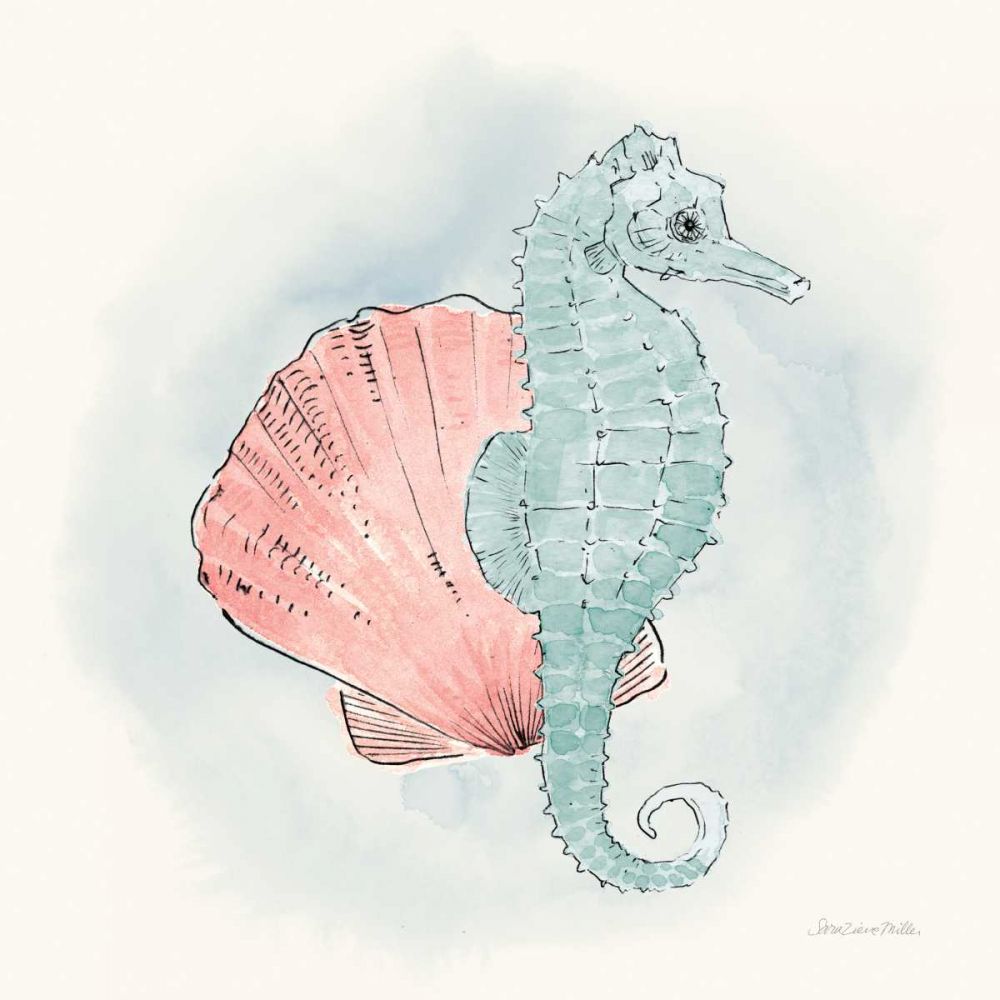 Sea Life III art print by Sara Zieve Miller for $57.95 CAD