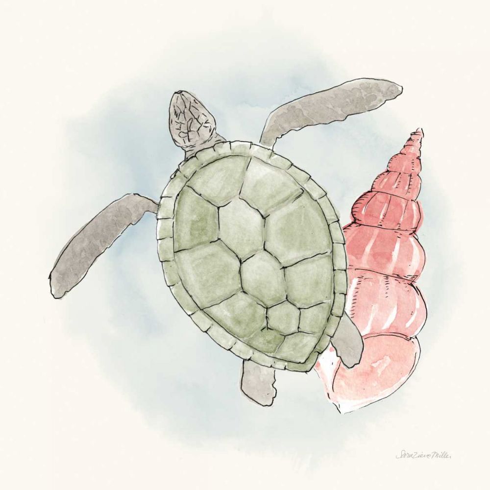 Sea Life IV art print by Sara Zieve Miller for $57.95 CAD