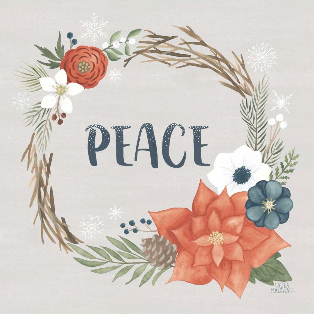 Holiday Garden I art print by Laura Marshall for $57.95 CAD