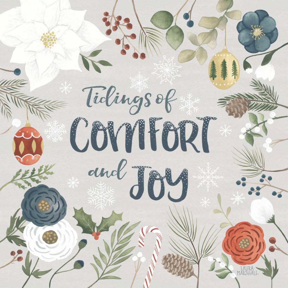 Holiday Garden VI art print by Laura Marshall for $57.95 CAD