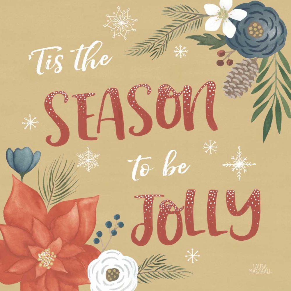 Holiday Garden VII art print by Laura Marshall for $57.95 CAD