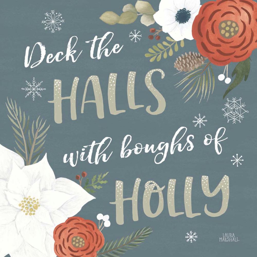 Holiday Garden IX art print by Laura Marshall for $57.95 CAD
