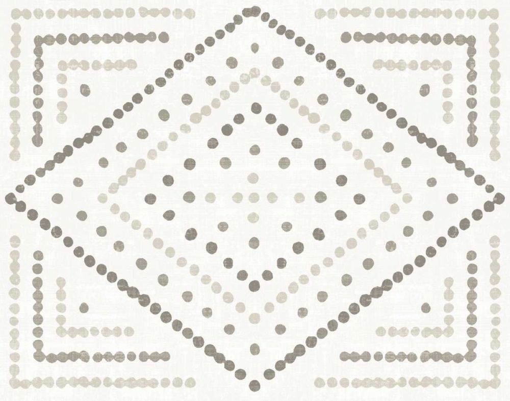 Daisy Dots Tile II Neutral art print by Wild Apple Portfolio for $57.95 CAD