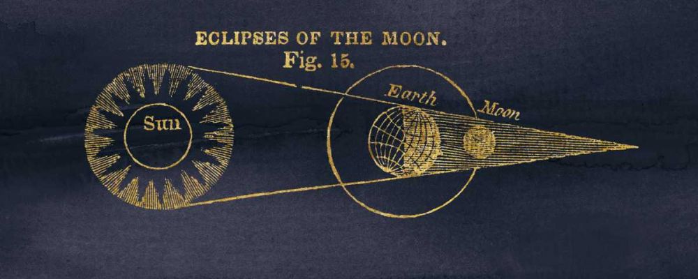 Geography of the Heavens IV Blue Gold art print by Wild Apple Portfolio for $57.95 CAD