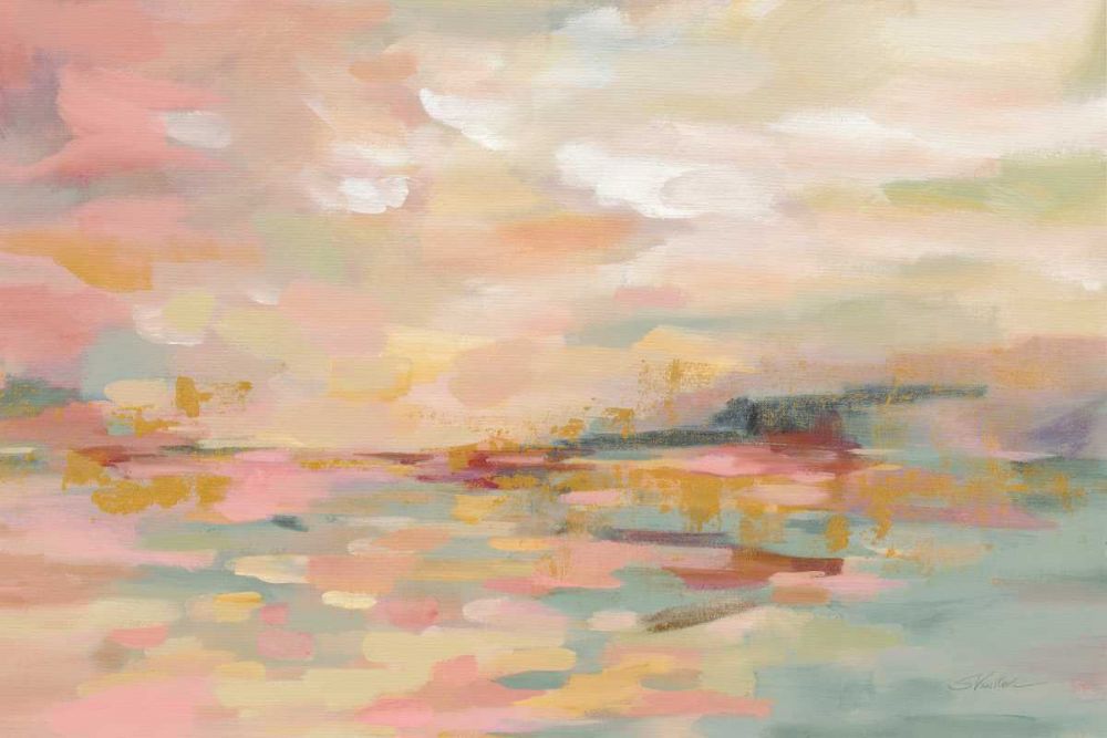 Pink Waves art print by Silvia Vassileva for $57.95 CAD