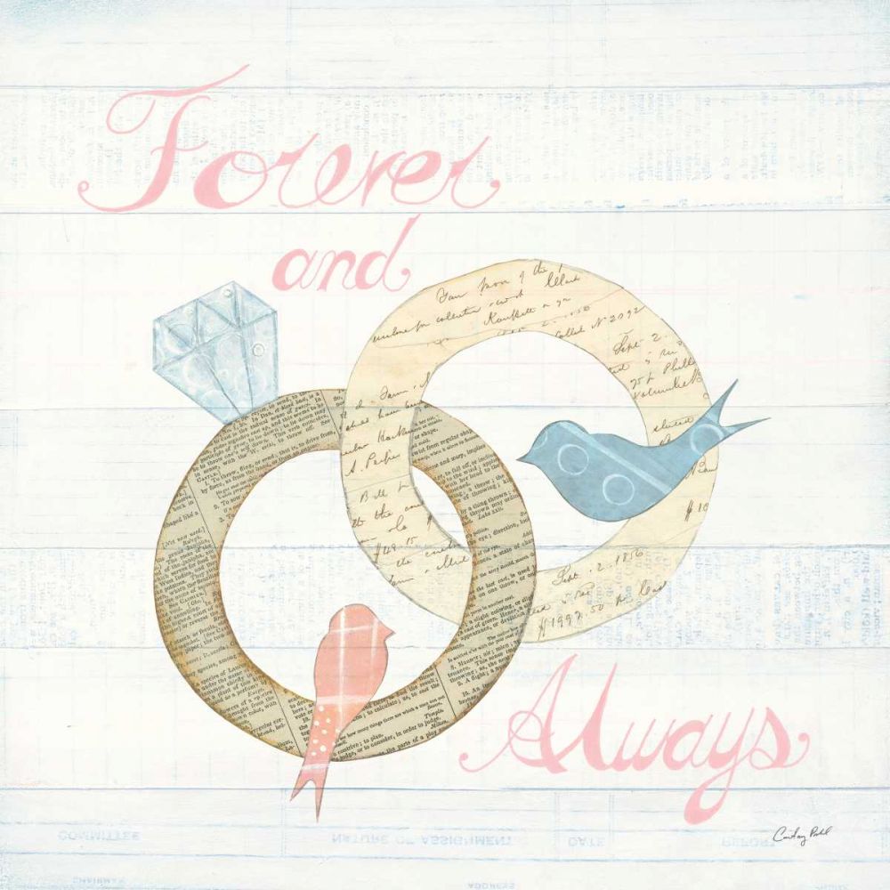 Lovebirds II art print by Courtney Prahl for $57.95 CAD