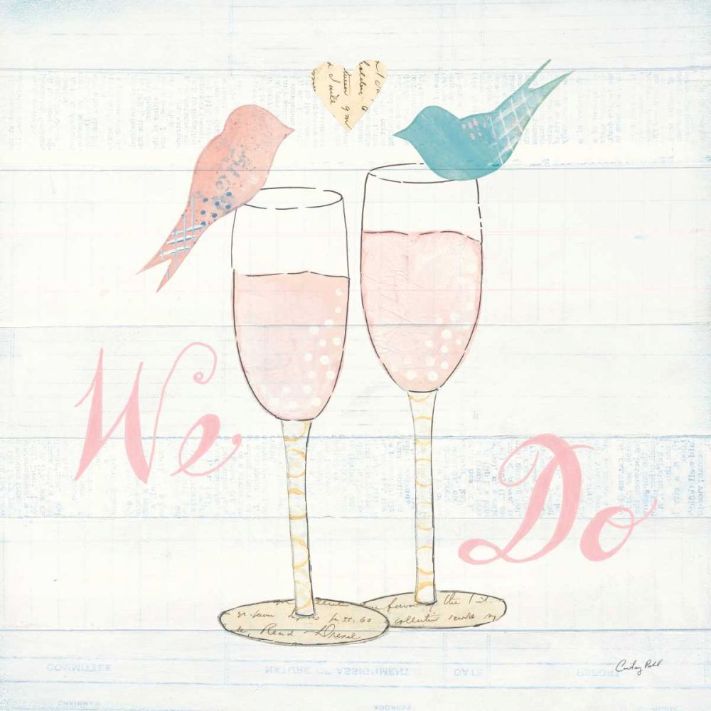 Lovebirds IV art print by Courtney Prahl for $57.95 CAD