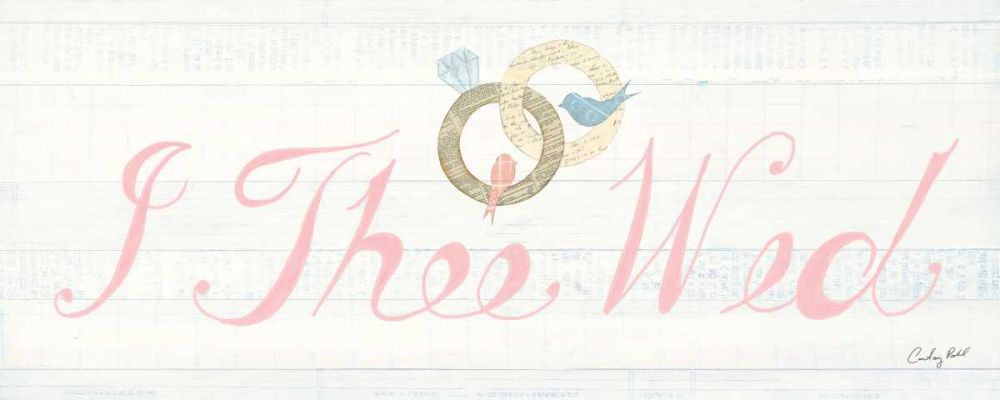 Lovebirds Sign I art print by Courtney Prahl for $57.95 CAD