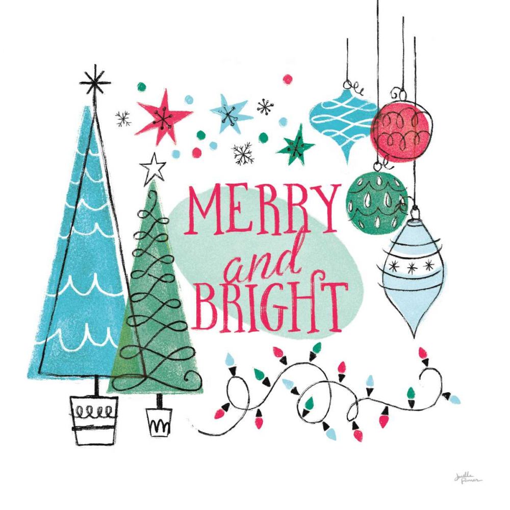 Retro Christmas II v2 art print by Janelle Penner for $57.95 CAD
