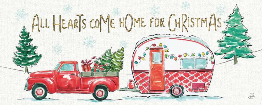 Christmas in the Country VIII All Hearts art print by Daphne Brissonnet for $57.95 CAD