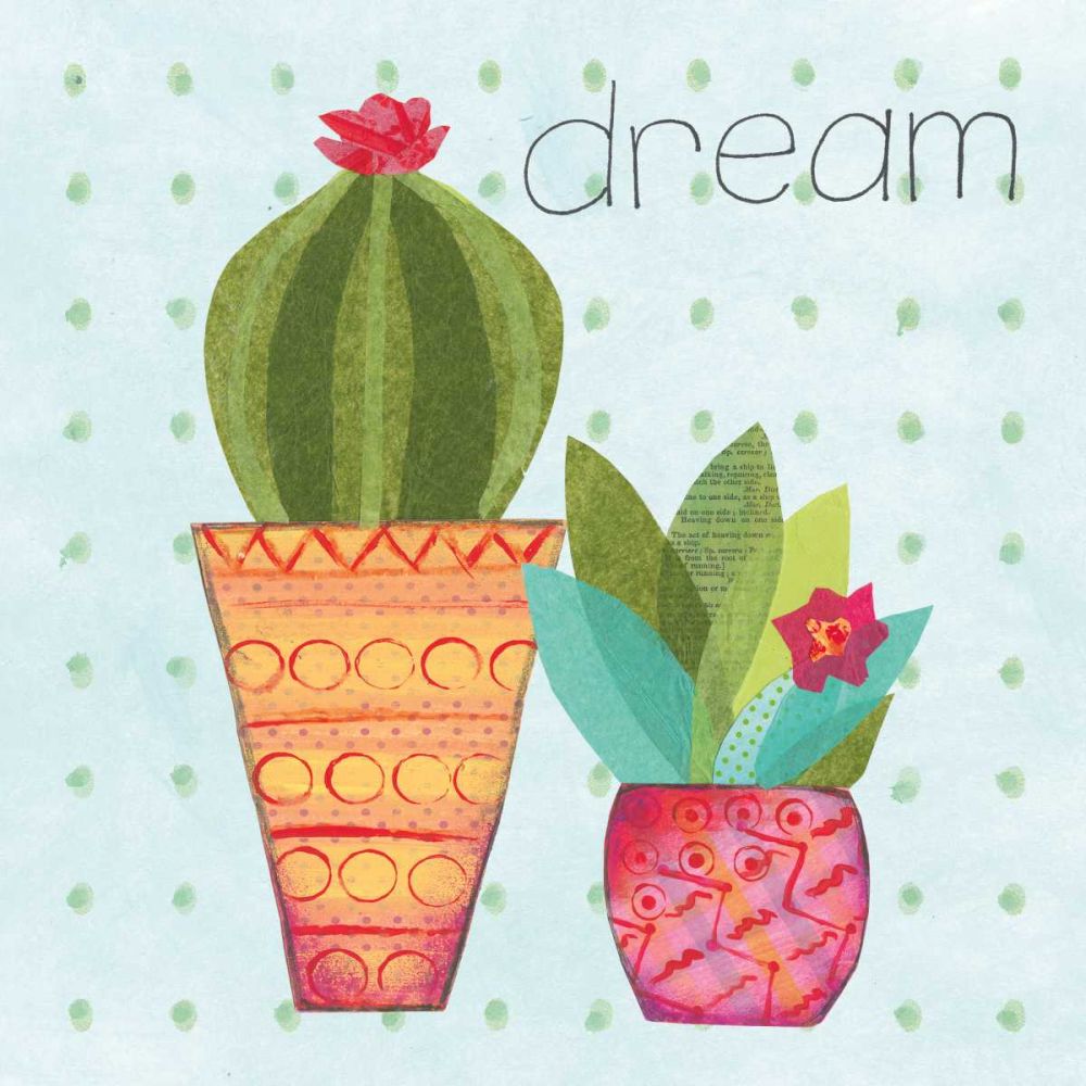 Southwest Cactus IV art print by Courtney Prahl for $57.95 CAD