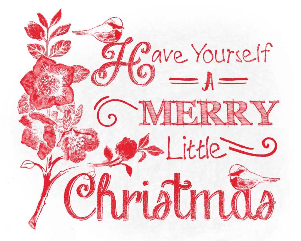 Chalkboard Christmas Sayings V on white art print by Beth Grove for $57.95 CAD