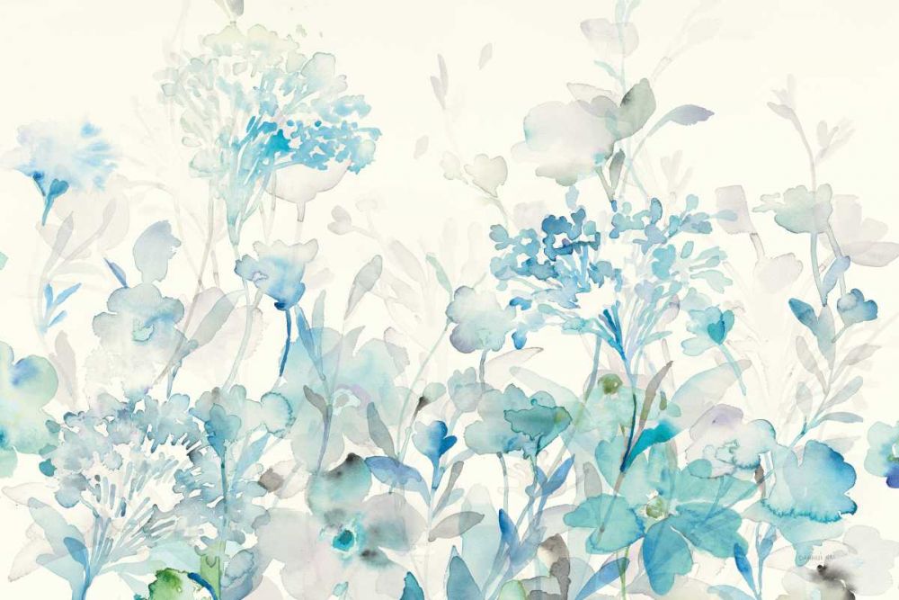 Translucent Garden Blue Crop art print by Danhui Nai for $57.95 CAD