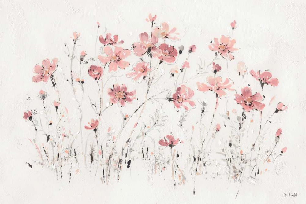 Wildflowers I Pink art print by Lisa Audit for $57.95 CAD