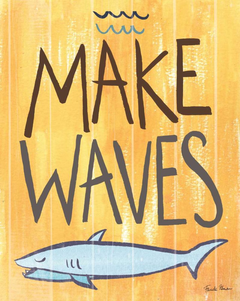 Make Waves IV art print by Farida Zaman for $57.95 CAD