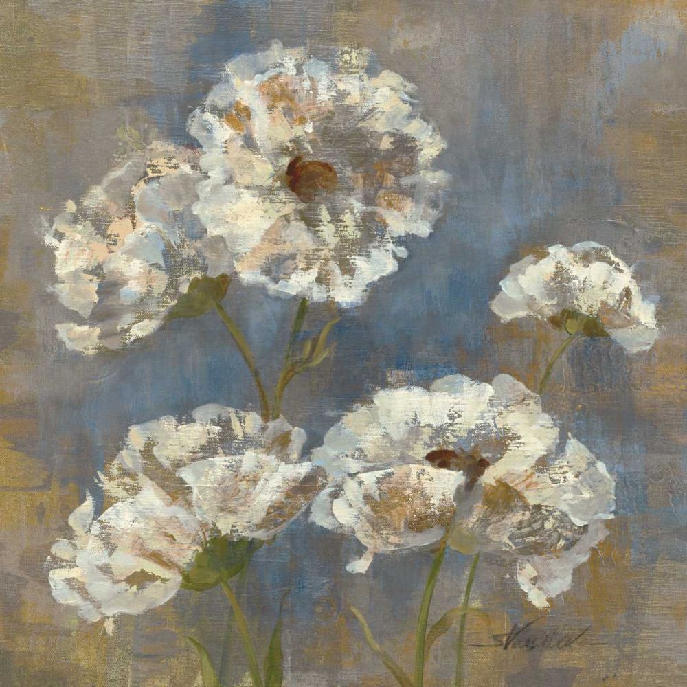Flowers in Morning Dew I art print by Silvia Vassileva for $57.95 CAD