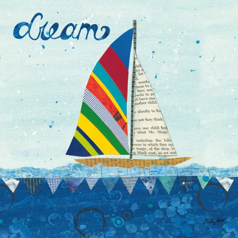 Rainbow Spinnakers II art print by Courtney Prahl for $57.95 CAD