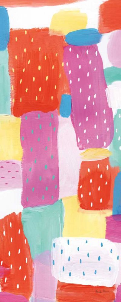 Happy I Spots Crop art print by Farida Zaman for $57.95 CAD