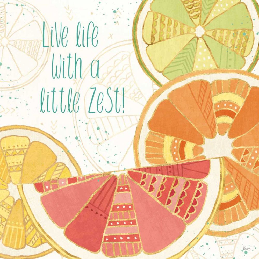 Citrus Splash II art print by Veronique Charron for $57.95 CAD