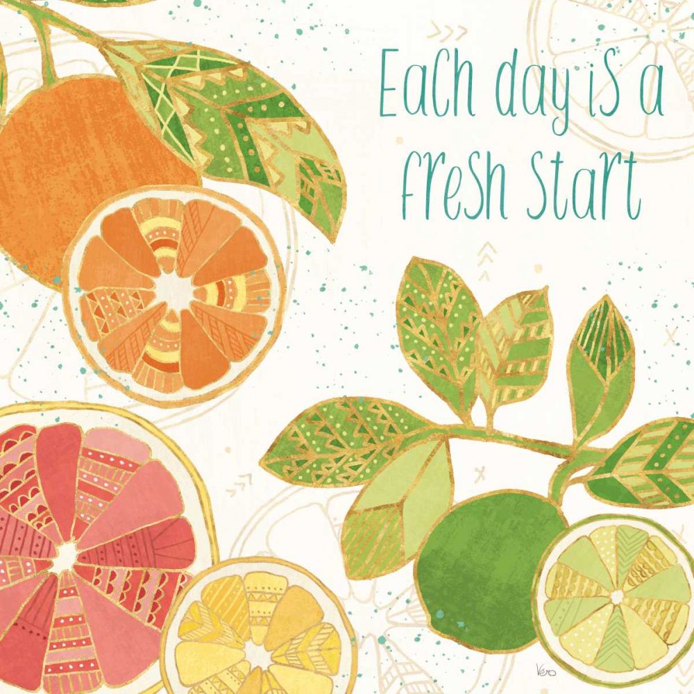 Citrus Splash IV art print by Veronique Charron for $57.95 CAD