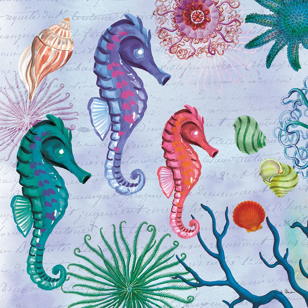 Tropical Underwater II art print by Farida Zaman for $57.95 CAD