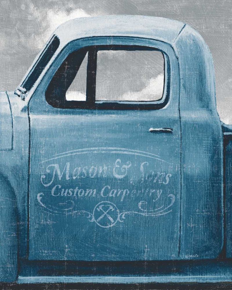 Lets Go for a Ride II Vintage Blue art print by James Wiens for $57.95 CAD