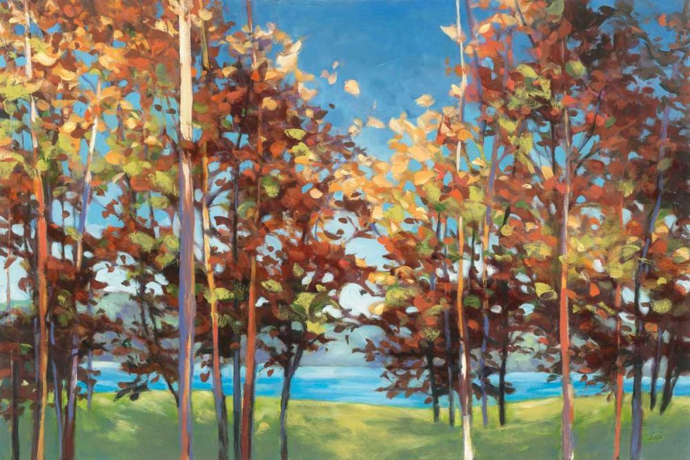 Kaleidoscope Bright Blue art print by Julia Purinton for $57.95 CAD