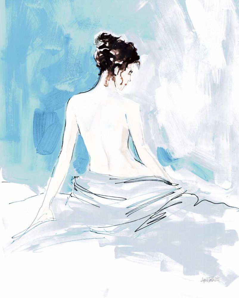 Nude I Blue art print by Anne Tavoletti for $57.95 CAD