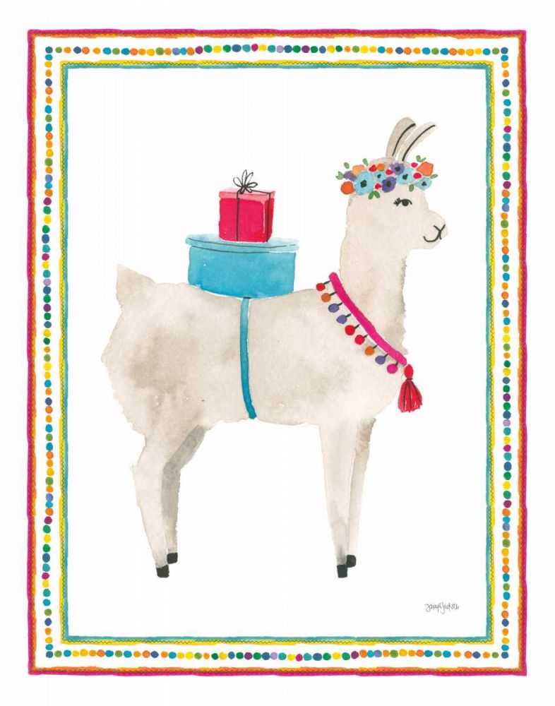 La La Llama III art print by Jenaya Jackson for $57.95 CAD