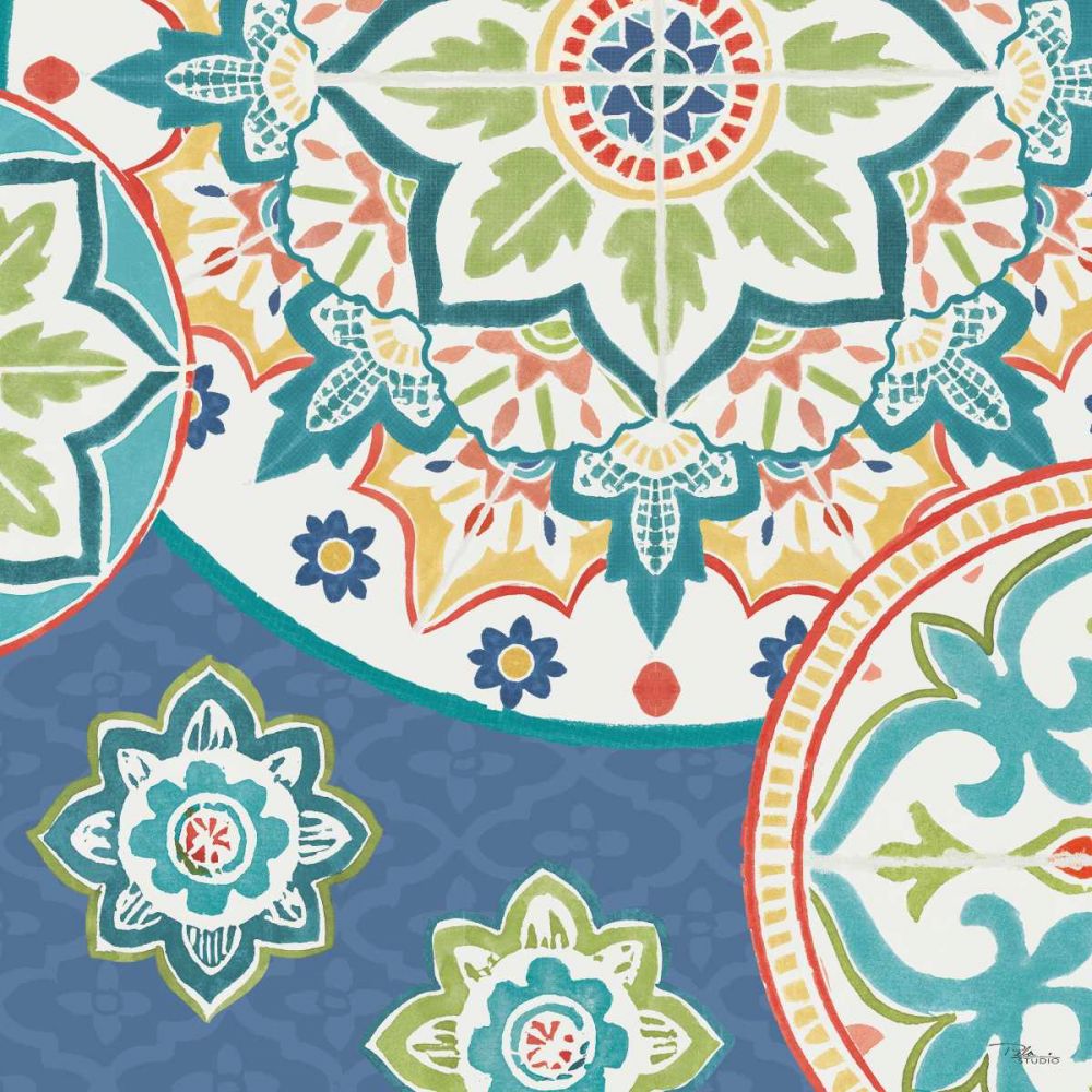Colorful Journey II Blue art print by Pela Studio for $57.95 CAD