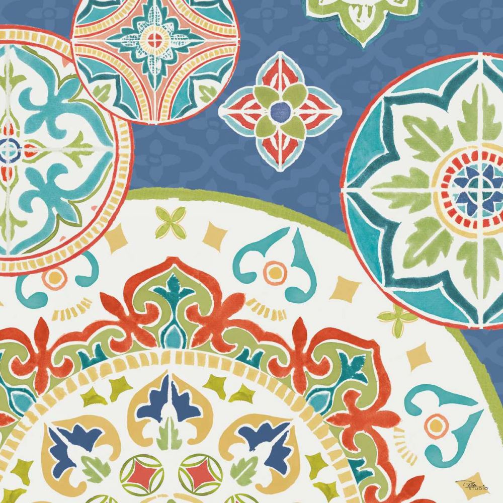 Colorful Journey III Blue art print by Pela Studio for $57.95 CAD