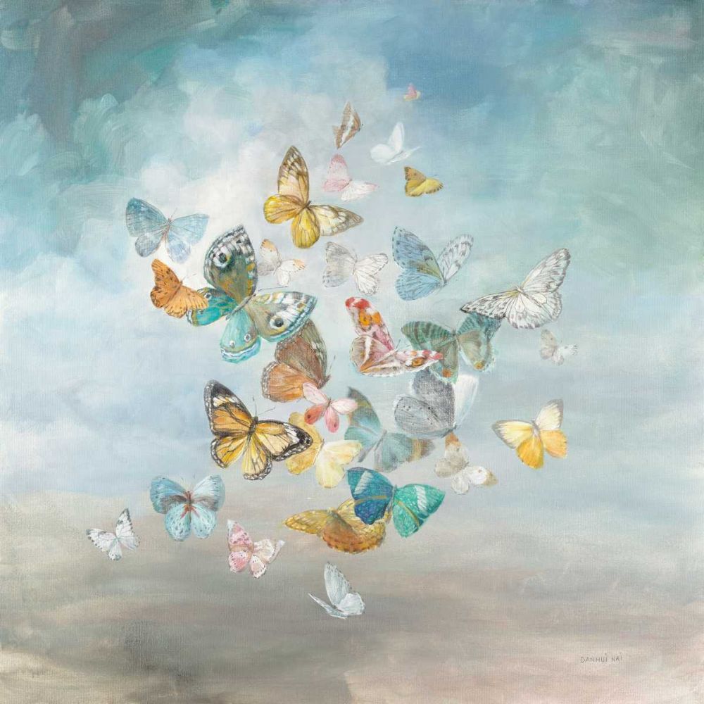 Beautiful Butterflies art print by Danhui Nai for $57.95 CAD