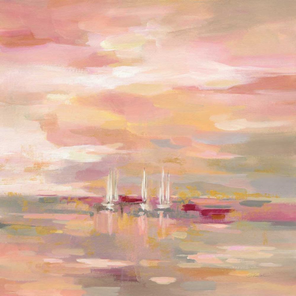 Crimson Waves art print by Silvia Vassileva for $57.95 CAD