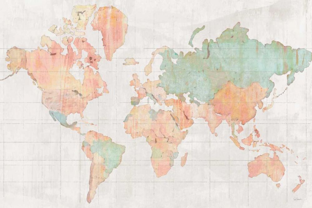 Across the World v5 art print by Sue Schlabach for $57.95 CAD