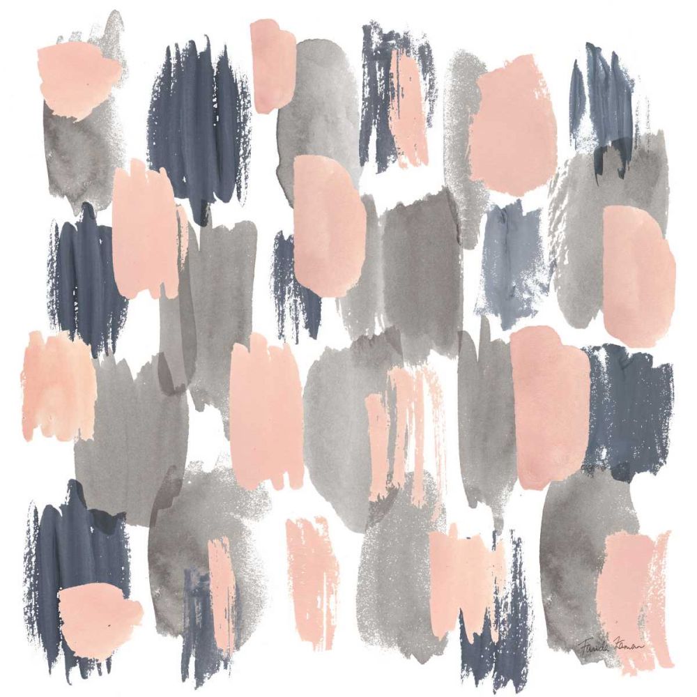 Grey Pink Mist I art print by Farida Zaman for $57.95 CAD