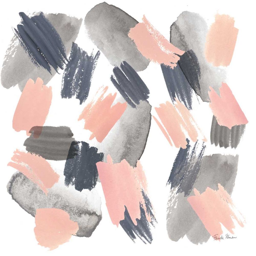 Grey Pink Mist II art print by Farida Zaman for $57.95 CAD