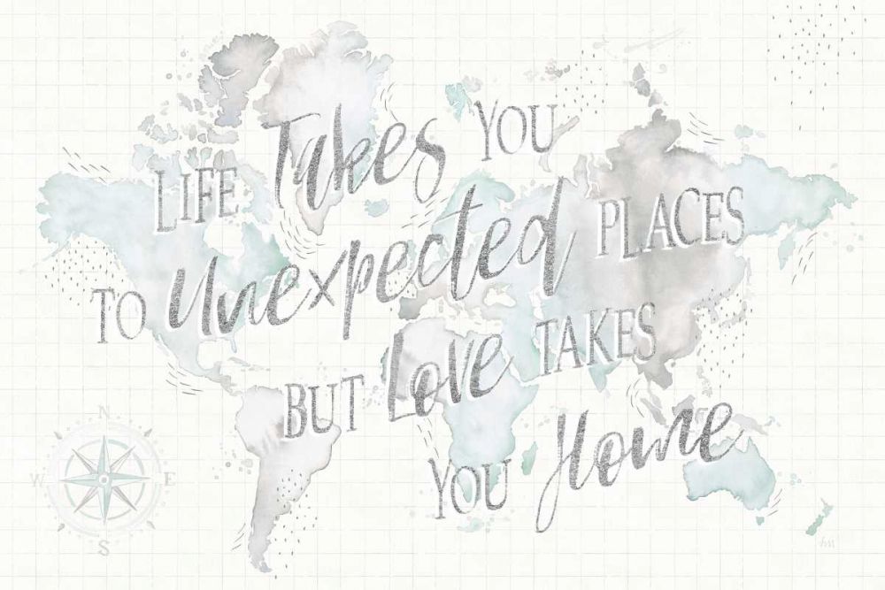 Wonderful World I Mint Unexpected Places art print by Laura Marshall for $57.95 CAD